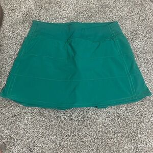 Lululemon Athletica Vibrant Green Skirt